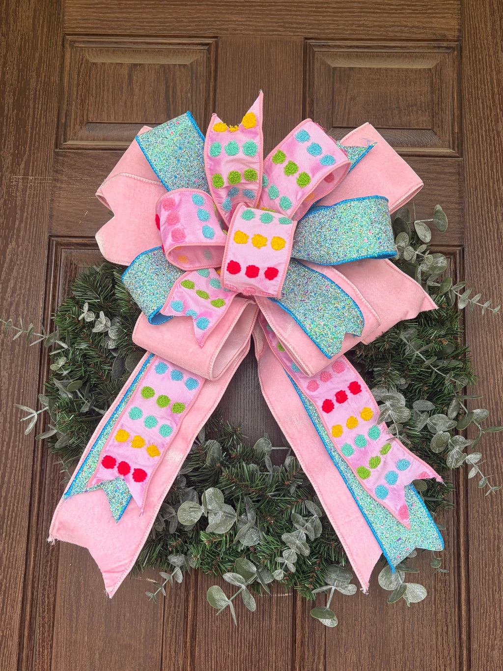 Pink Fun Colorful Bow