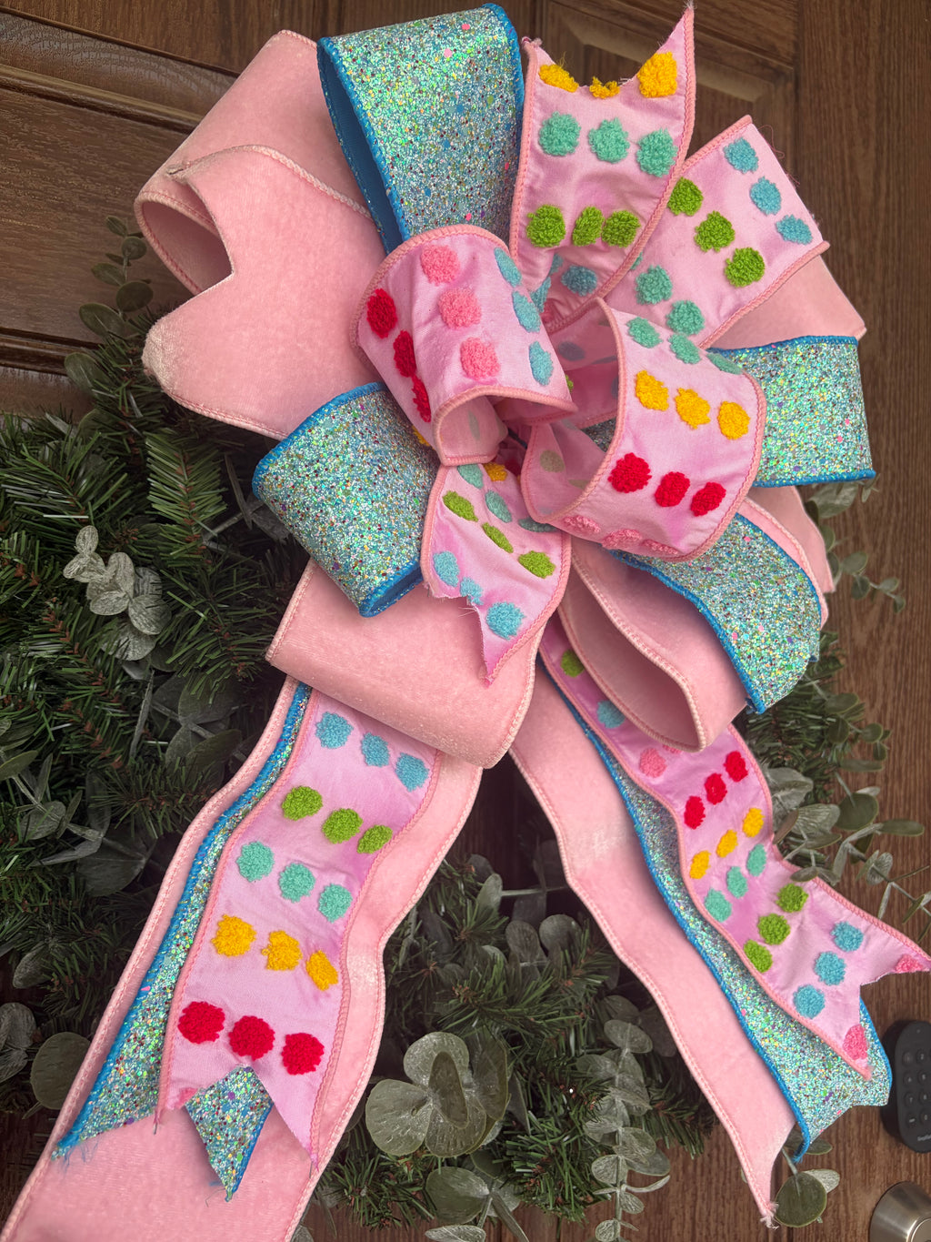 Pink Fun Colorful Bow