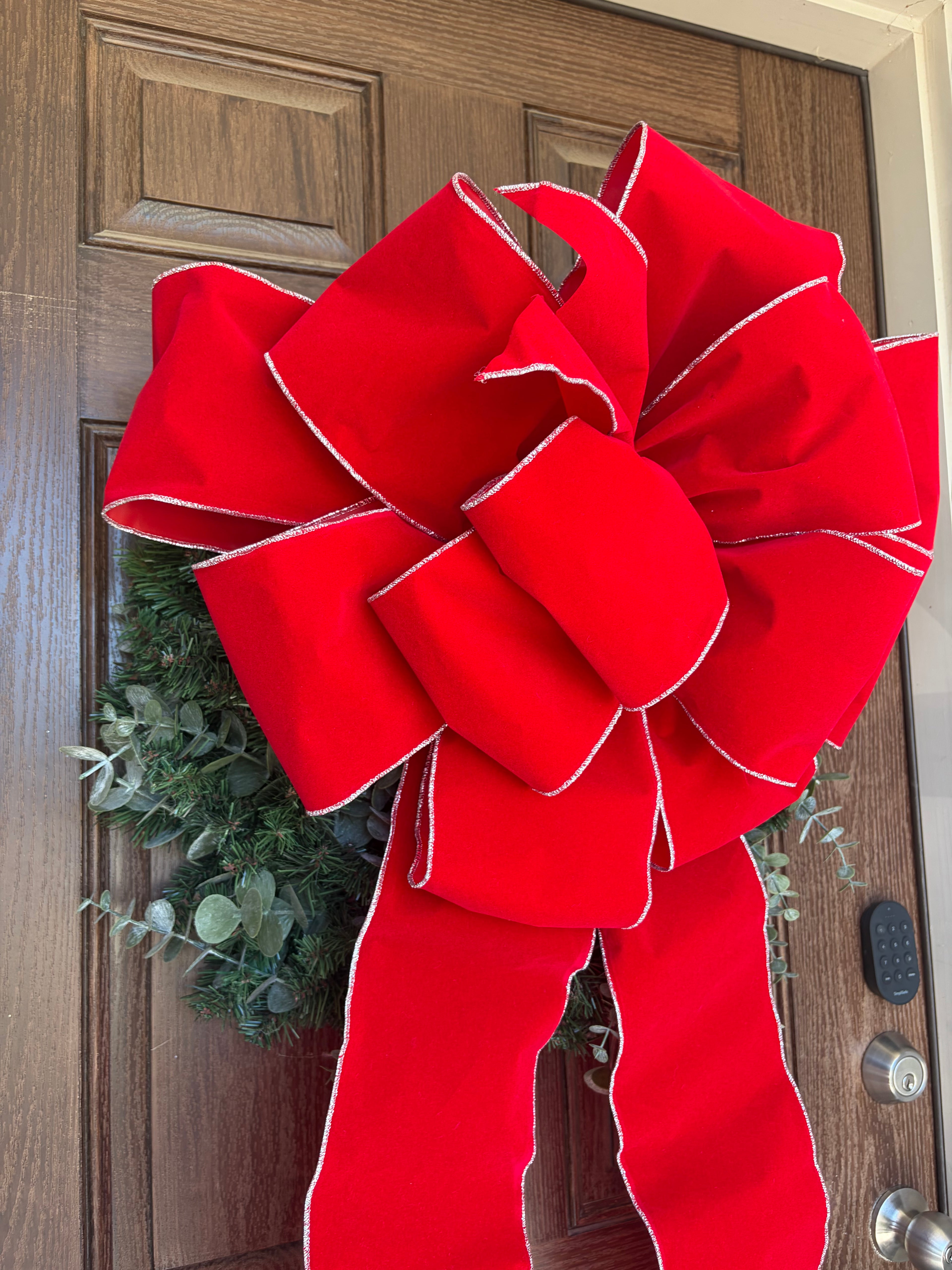 Red Outdoor Large Bow