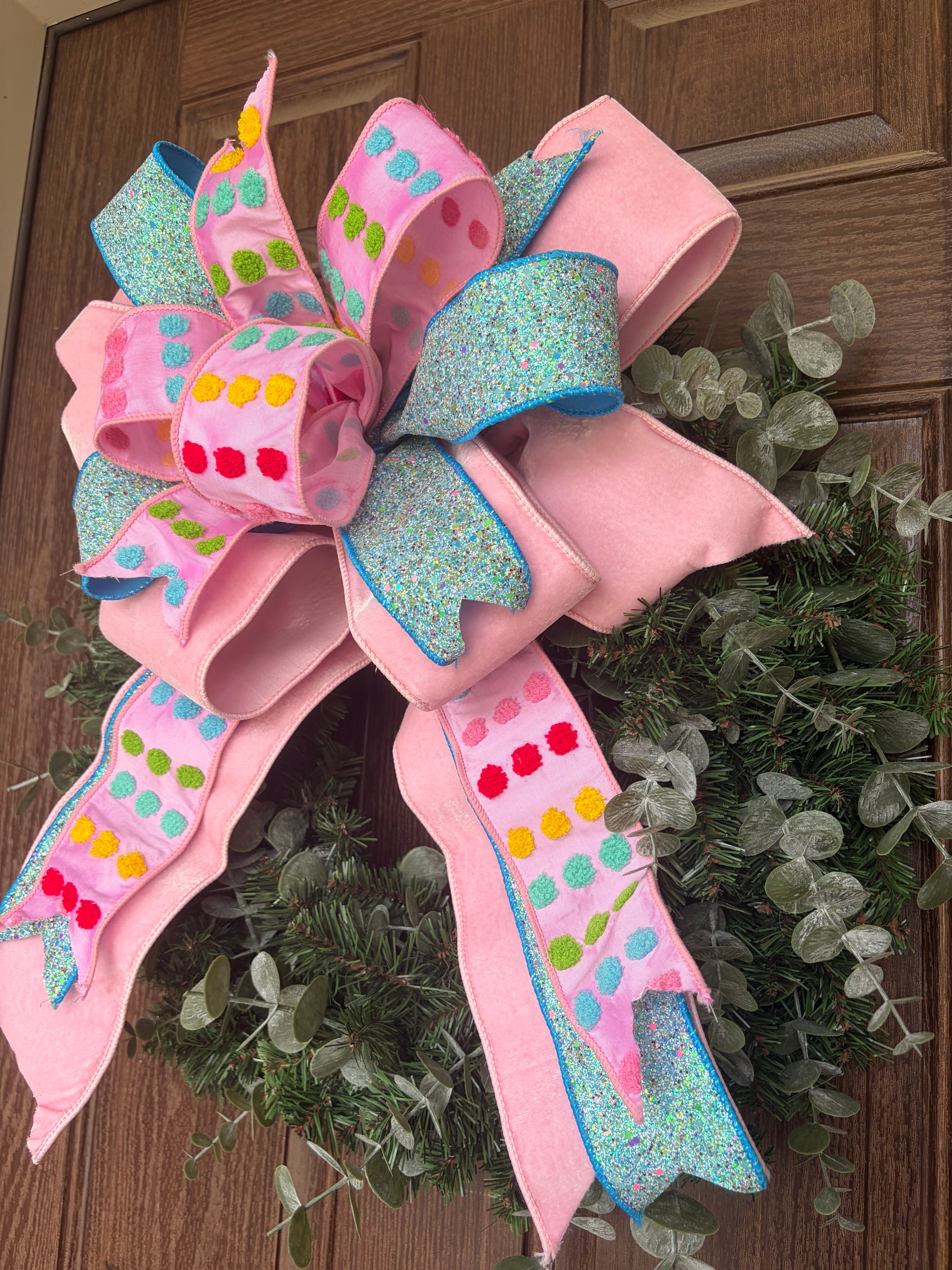 Pink Fun Colorful Bow