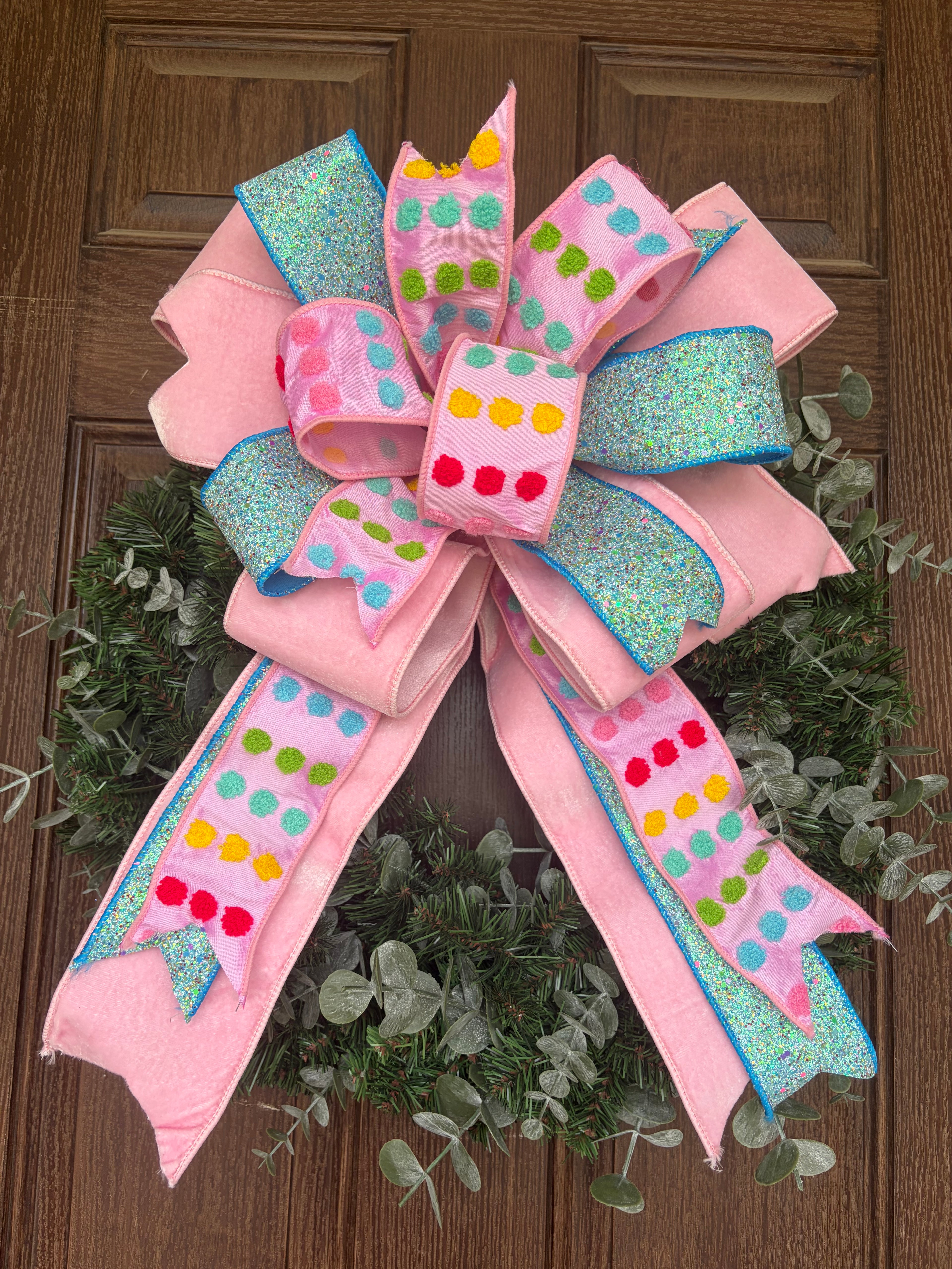 Pink Fun Colorful Bow