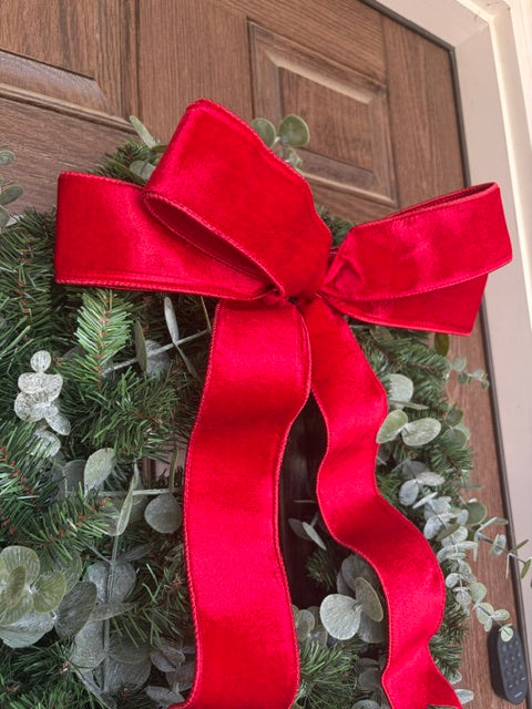 Red Velvet Vintage BOW